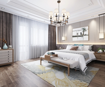 New Chinese Style Bedroom-ID:578288089