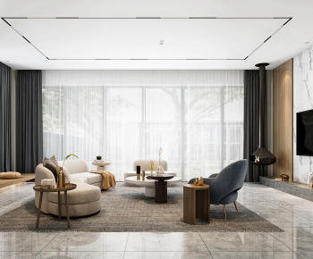 Modern A Living Room-ID:660998876