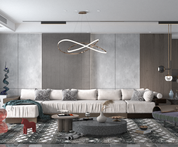 Modern A Living Room-ID:166412129