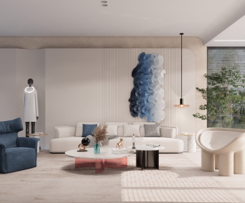 Modern A Living Room-ID:529799949