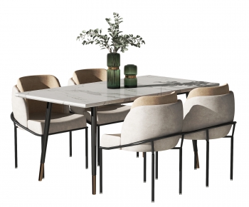 Modern Dining Table And Chairs-ID:166105039