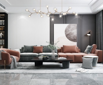 Modern A Living Room-ID:330430036