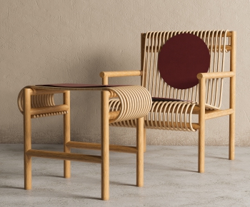 Wabi-sabi Style Lounge Chair-ID:747015954