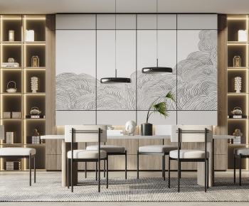 New Chinese Style Dining Room-ID:531609119