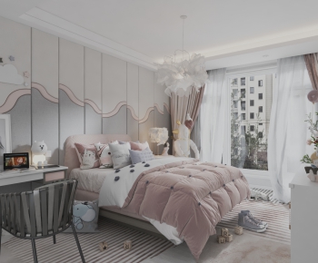 Nordic Style Girl's Room Daughter's Room-ID:318250895
