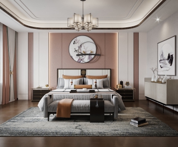 New Chinese Style Bedroom-ID:856080069