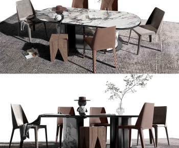 Modern Dining Table And Chairs-ID:646224987