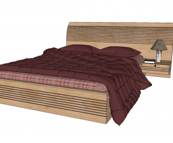 Modern Double Bed-ID:321984058