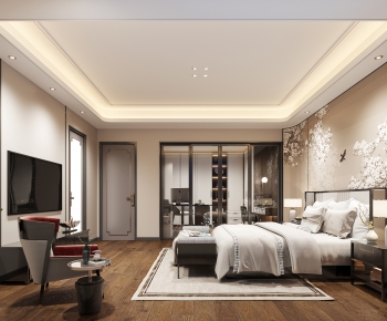 New Chinese Style Bedroom-ID:788316973