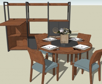 Nordic Style Dining Table And Chairs-ID:774871116