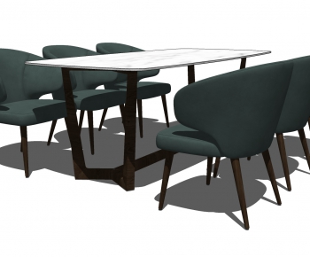 Nordic Style Dining Table And Chairs-ID:971380958