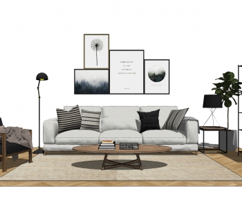 Nordic Style Sofa Combination-ID:712923055