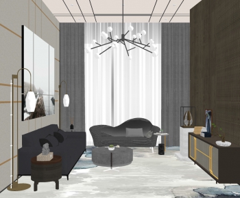 Modern A Living Room-ID:254621985