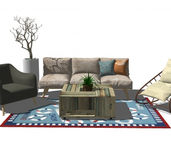 Nordic Style Sofa Combination-ID:645396955