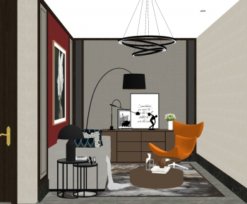 Modern A Living Room-ID:345724115