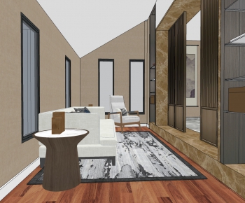 Modern A Living Room-ID:345455889