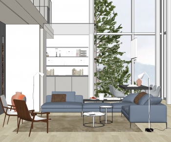 Modern A Living Room-ID:647768027