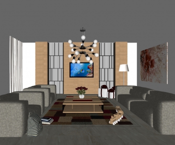 Modern A Living Room-ID:140352967