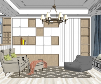 Modern A Living Room-ID:260514027