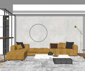 Modern A Living Room-ID:821604971