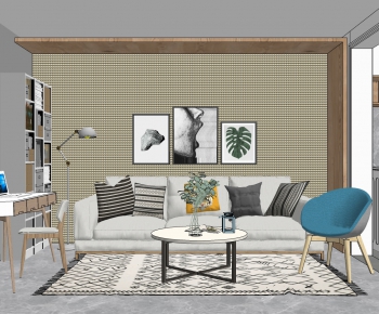 Nordic Style A Living Room-ID:312664995