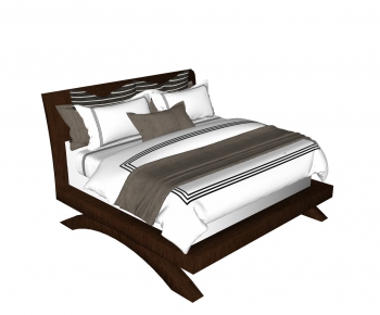 Modern Double Bed-ID:422214033