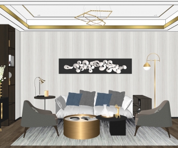 Modern A Living Room-ID:964216955