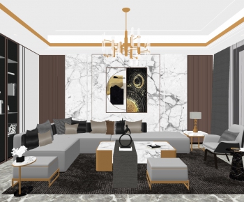 Modern A Living Room-ID:181786065