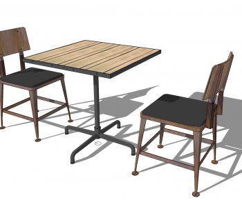 Industrial Style Leisure Table And Chair-ID:809204105