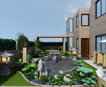 Modern Courtyard/landscape-ID:685251007
