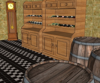 Modern Wine Cellar/Wine Tasting Room-ID:332829007