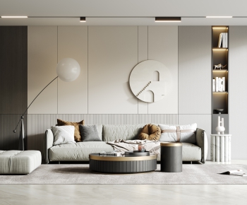 Modern A Living Room-ID:581526999