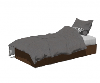 Modern Single Bed-ID:999170066