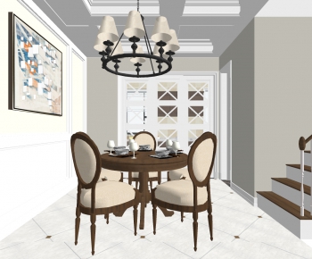 American Style Dining Room-ID:704972984