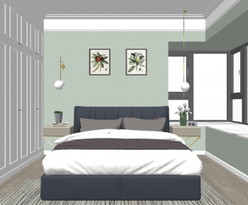 Modern Bedroom-ID:737077008