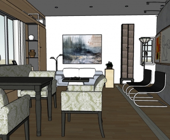 Modern A Living Room-ID:386332999