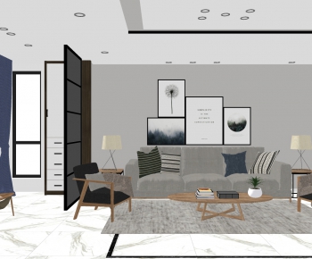 Modern A Living Room-ID:179513931