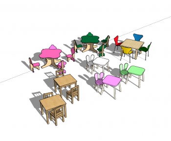 Modern Children's Table/chair-ID:828851944