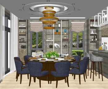 Modern Dining Room-ID:566884992