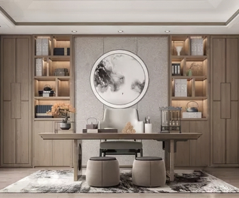 New Chinese Style Study Space-ID:139911897