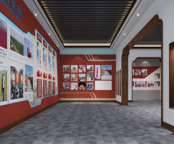 New Chinese Style Exhibition Hall-ID:163794997