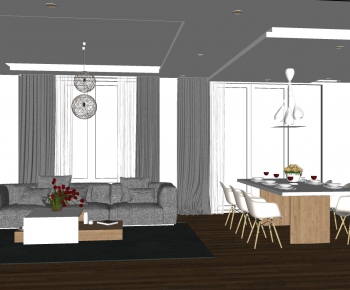 Modern A Living Room-ID:503254894