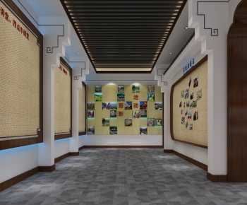 New Chinese Style Exhibition Hall-ID:609308962