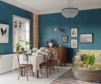Nordic Style Dining Room-ID:427228931