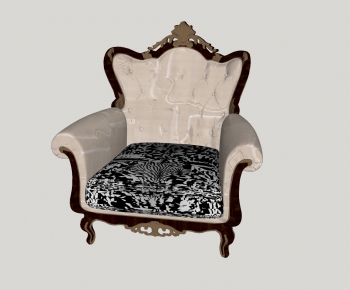 European Style Single Sofa-ID:740006925