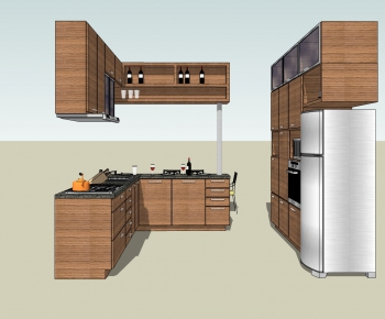Modern Kitchen Cabinet-ID:536957038