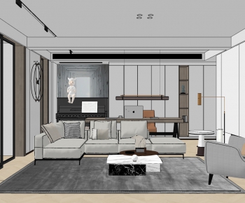 Modern A Living Room-ID:143901116