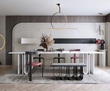 Modern Dining Table And Chairs-ID:173727042