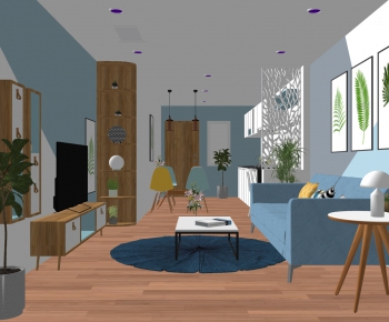 Nordic Style A Living Room-ID:728981971