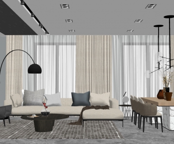 Modern A Living Room-ID:958498951